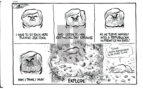 Pat Oliphant on Thursday January 25, 1996 Comic Strip