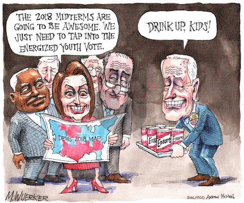 Matt Wuerker on Wednesday April 18, 2018 Comic Strip