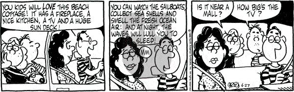 Luann on Monday June 27, 1988 Comic Strip