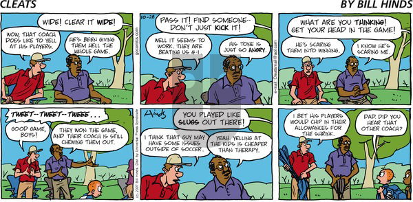 Cleats on Sunday October 28, 2007 Comic Strip