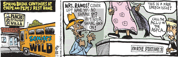 La Cucaracha on Wednesday April 16, 2008 Comic Strip