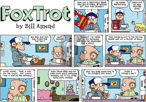 FoxTrot on Wednesday July 8, 1998 Comic Strip