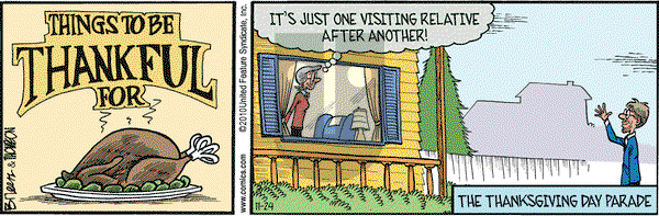 Grand Avenue on Wednesday November 24, 2010 Comic Strip