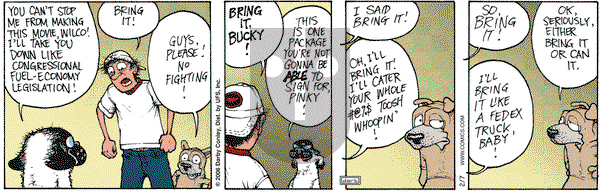 Get Fuzzy on Tuesday February 7, 2006 Comic Strip