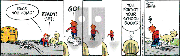 Red and Rover on Monday April 12, 2021 Comic Strip