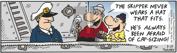 Frank and Ernest on Friday March 13, 2009 Comic Strip