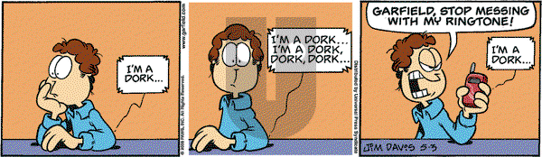 Garfield - Saturday May 3, 2008 Comic Strip