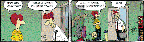The Buckets on Friday March 30, 2018 Comic Strip