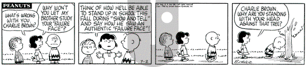 Peanuts on Saturday July 2, 1960 Comic Strip