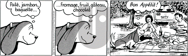 Fred Basset on Friday October 3, 2008 Comic Strip