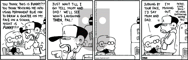 FoxTrot on Sunday August 5, 2001 Comic Strip
