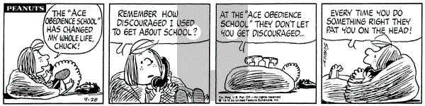 Peanuts on Tuesday September 28, 1976 Comic Strip