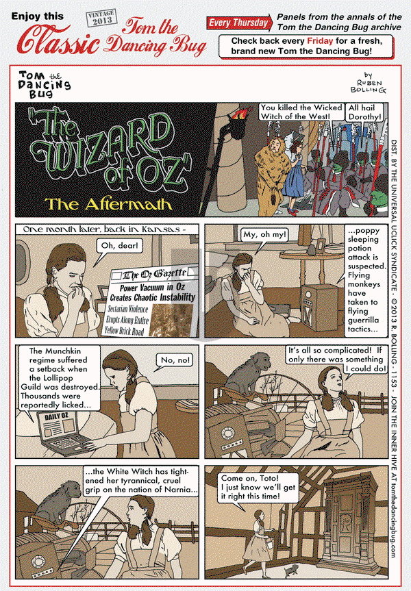 Tom the Dancing Bug on Thursday January 30, 2020 Comic Strip
