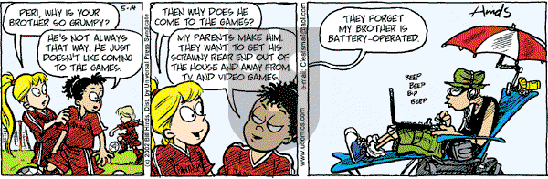 Cleats - Tuesday May 14, 2002 Comic Strip