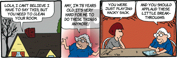 Lola on Wednesday January 30, 2019 Comic Strip