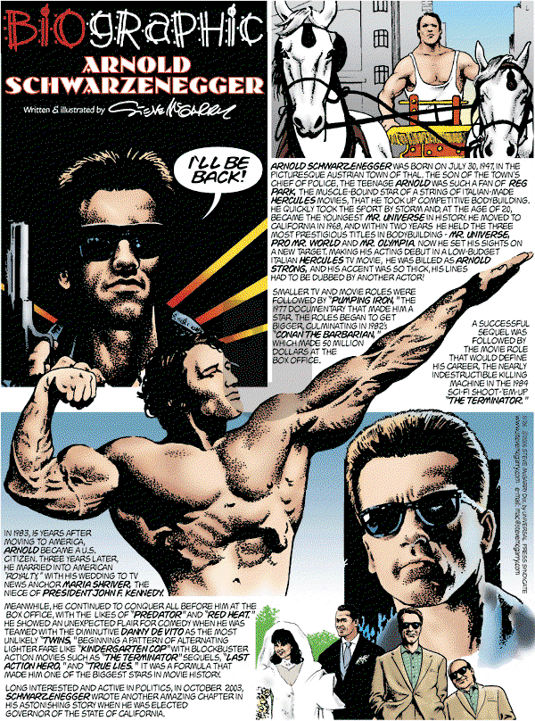 Biographic on Sunday November 26, 2006 Comic Strip
