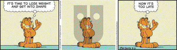 Garfield on Saturday September 21, 2019 Comic Strip