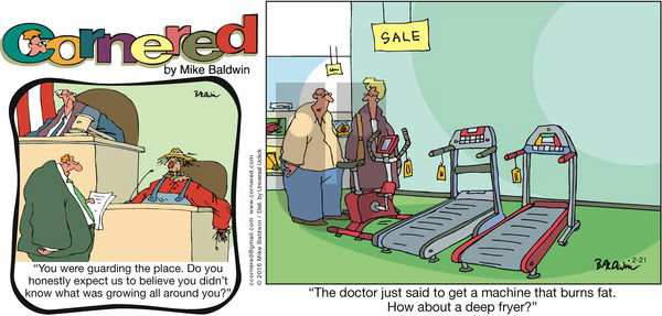 Cornered on Sunday February 21, 2016 Comic Strip