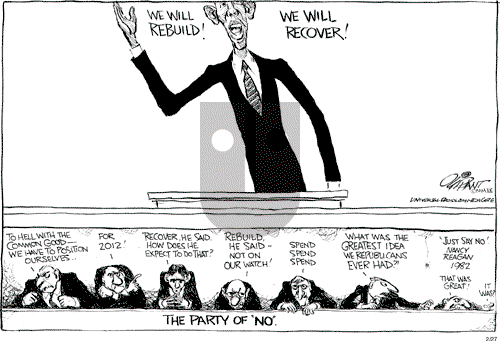 Pat Oliphant on Friday February 27, 2009 Comic Strip