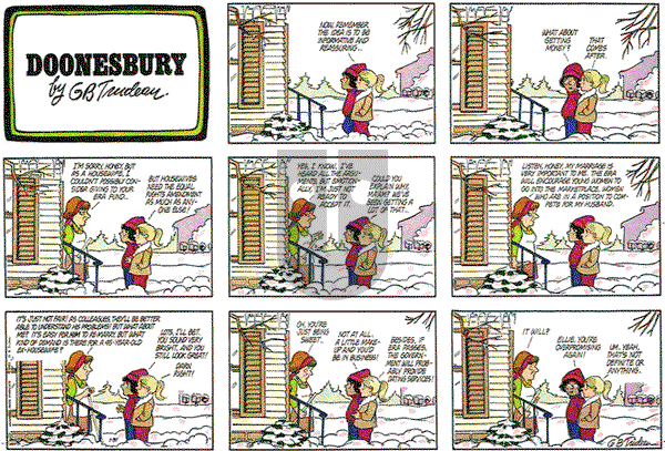Doonesbury on Sunday January 31, 1982 Comic Strip