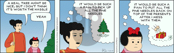 Nancy on Thursday December 12, 2019 Comic Strip