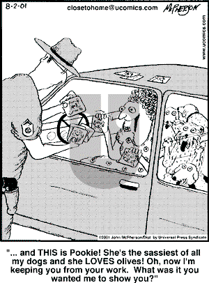 Close to Home - Thursday August 2, 2001 Comic Strip
