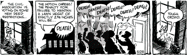 Over the Hedge on Wednesday June 28, 1995 Comic Strip