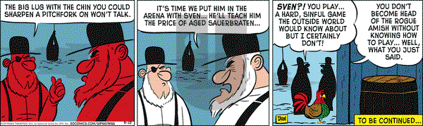Rip Haywire on Saturday September 12, 2015 Comic Strip