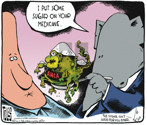 Tom Toles on Thursday March 23, 2017 Comic Strip