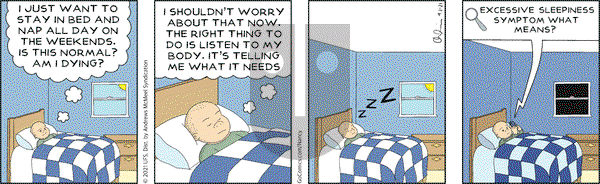 Nancy on Wednesday April 21, 2021 Comic Strip