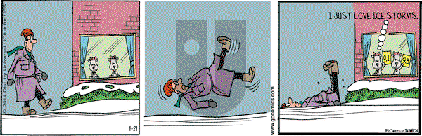 Grand Avenue on Tuesday January 21, 2014 Comic Strip