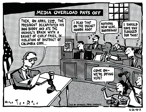 Ted Rall on Saturday November 28, 1998 Comic Strip