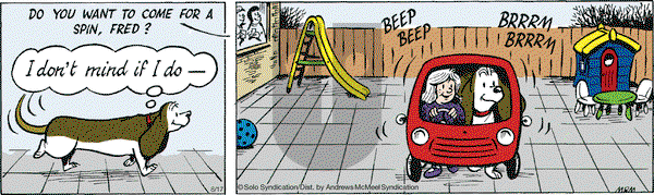 Fred Basset on Thursday August 17, 2017 Comic Strip