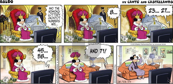 Baldo on Sunday March 13, 2016 Comic Strip