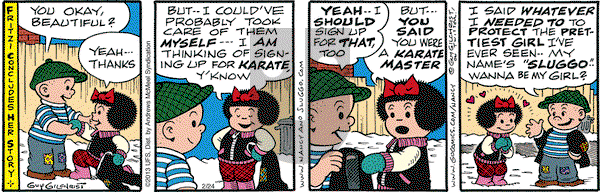 Nancy on Saturday February 24, 2018 Comic Strip