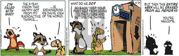 Over the Hedge on Thursday June 21, 2012 Comic Strip