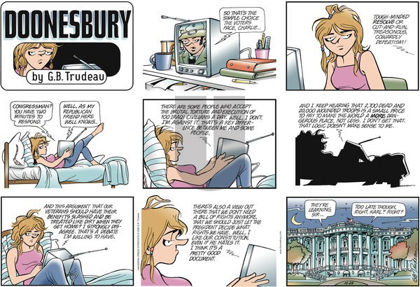 Doonesbury on Sunday October 29, 2006 Comic Strip