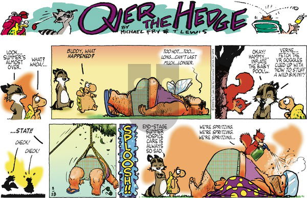 Over the Hedge on Sunday August 28, 2016 Comic Strip