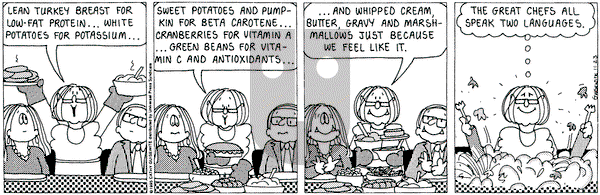 Cathy Classics on Saturday November 20, 1999 Comic Strip