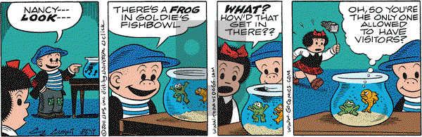 Nancy on Friday July 29, 2011 Comic Strip