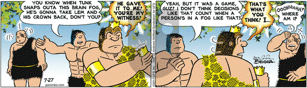 Alley Oop on Thursday July 27, 2017 Comic Strip