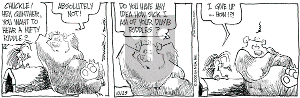 The Grizzwells on Wednesday October 25, 2000 Comic Strip
