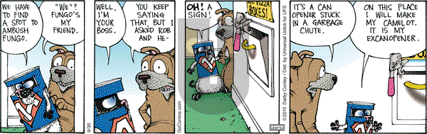 Get Fuzzy on Monday September 30, 2013 Comic Strip