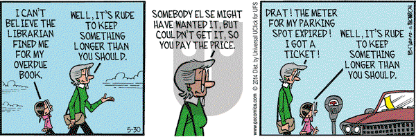 Grand Avenue on Friday May 30, 2014 Comic Strip