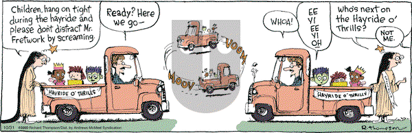 Cul de Sac on Thursday October 31, 2019 Comic Strip