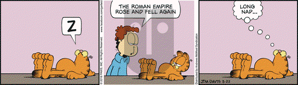 Garfield on Thursday March 22, 2018 Comic Strip