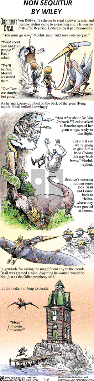 Non Sequitur on Sunday January 6, 2008 Comic Strip