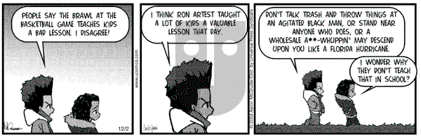 The Boondocks on Thursday July 5, 2012 Comic Strip