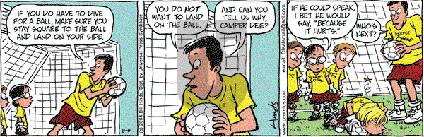 Cleats on Friday August 6, 2004 Comic Strip