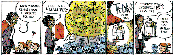 Wallace the Brave on Monday September 7, 2015 Comic Strip